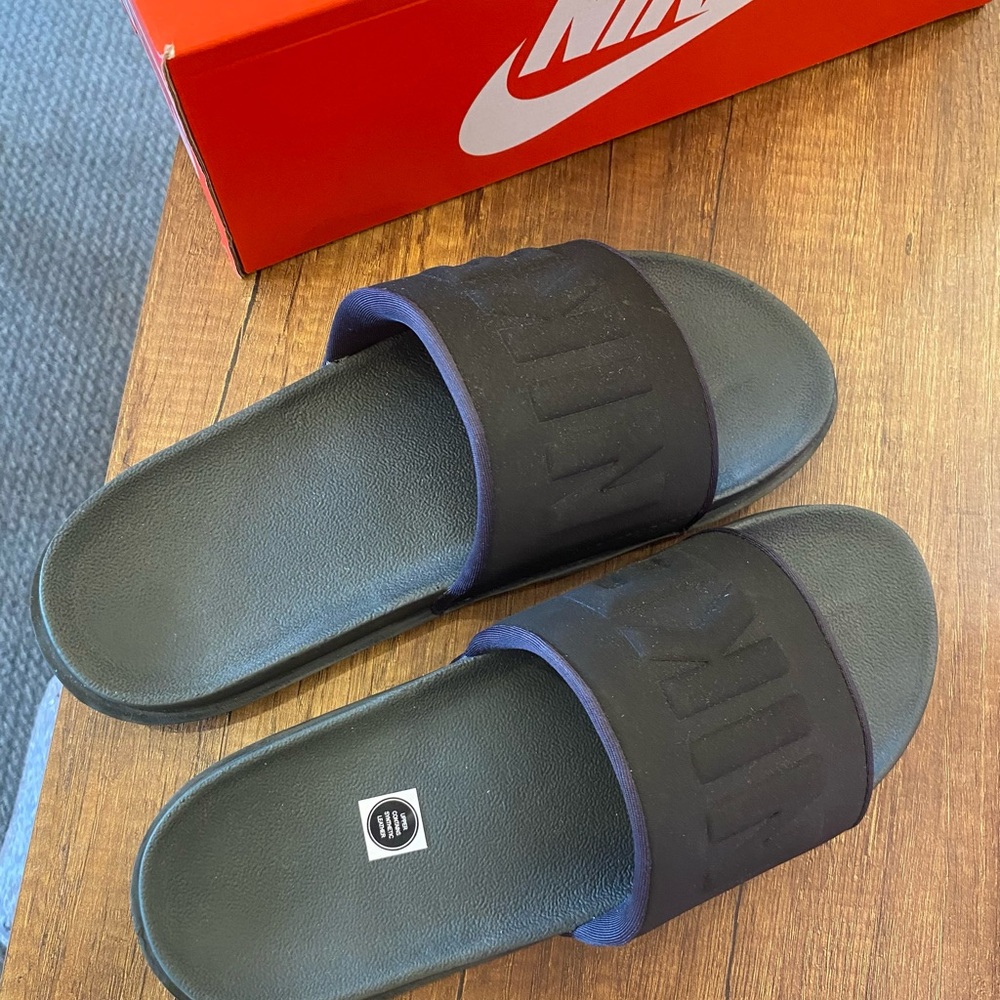 Nike Women's Offcourt Slides - Anthracite and Black